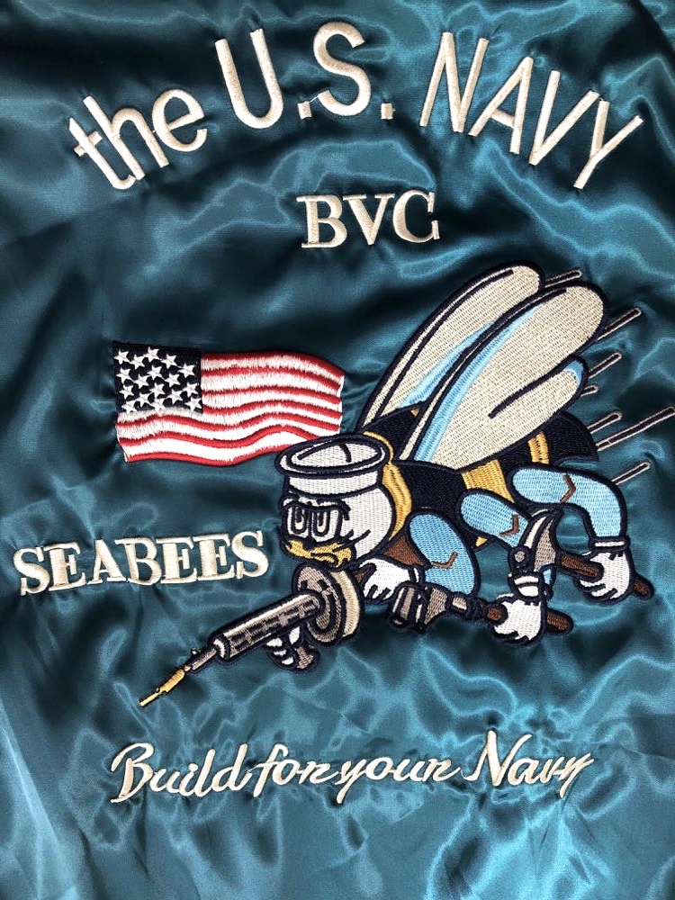 Bpcall 鶴 ツル the U.S. NAVY リバーシブル スカジャン XXXLサイズ