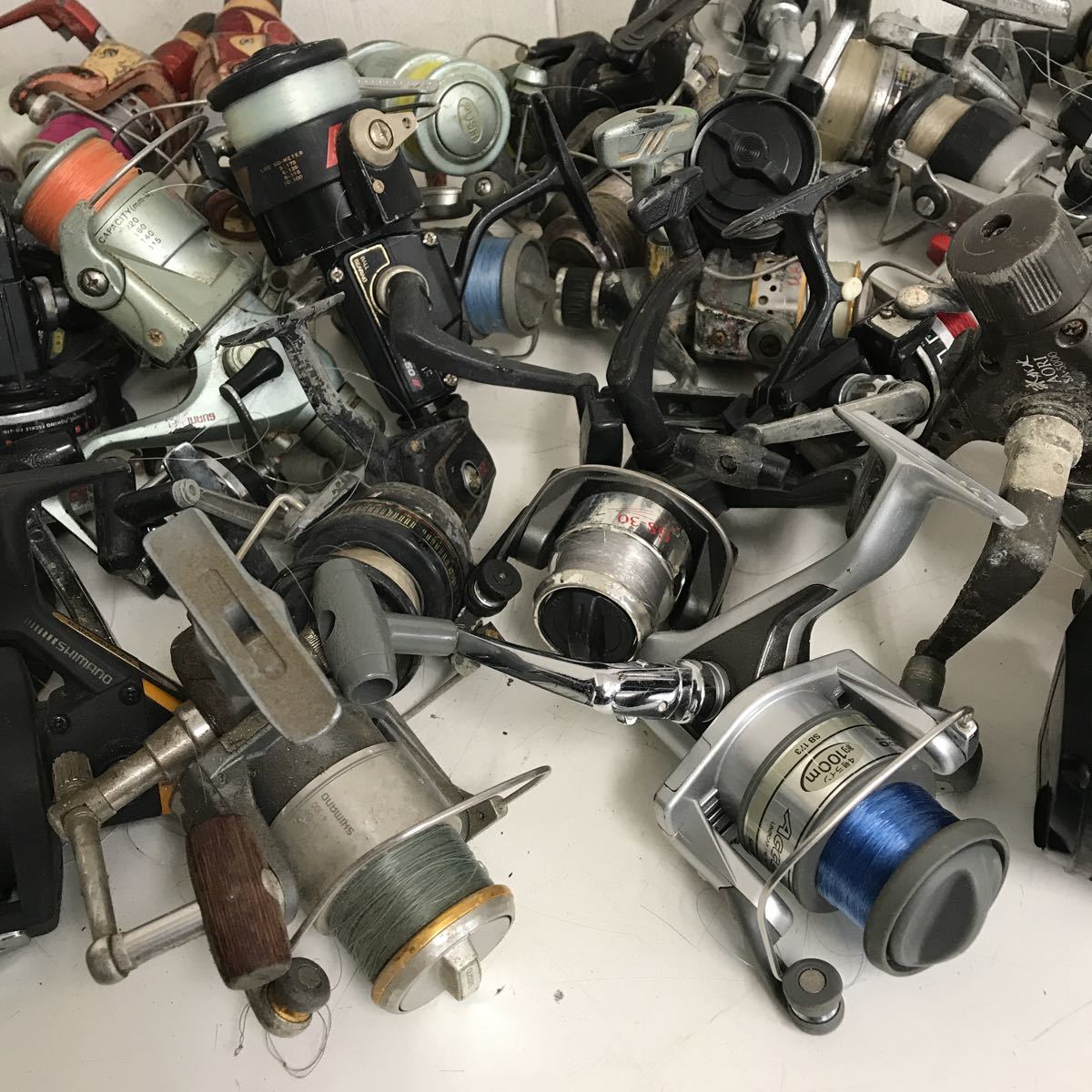 daiwa /shimanoなどリール43個 中古 ジャンク daiwa ⁄shimanoなど