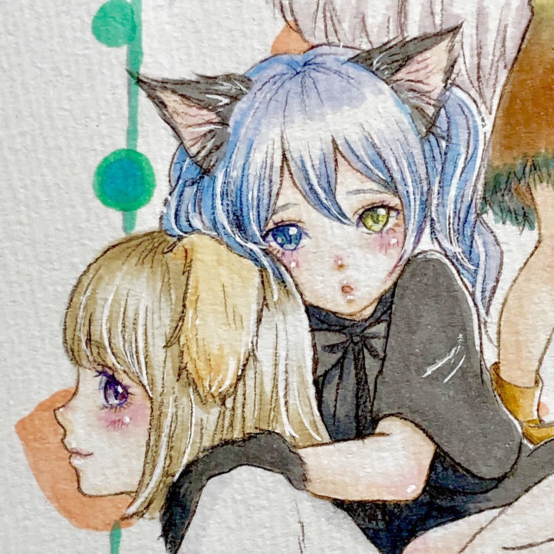 オリジナル ブレーメンの音楽隊 女の子 ロバ 犬 猫 ニワトリ 擬人化 手描き イラスト 手描きイラスト 売買されたオークション情報 Yahooの商品情報をアーカイブ公開 オークファン Aucfan Com