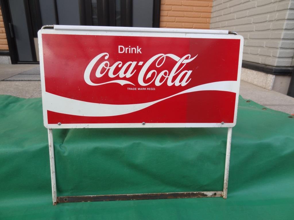 昭和レトロ コカコーラ 当時物 コカ・コーラ ブリキ看板 看板 ホーロー