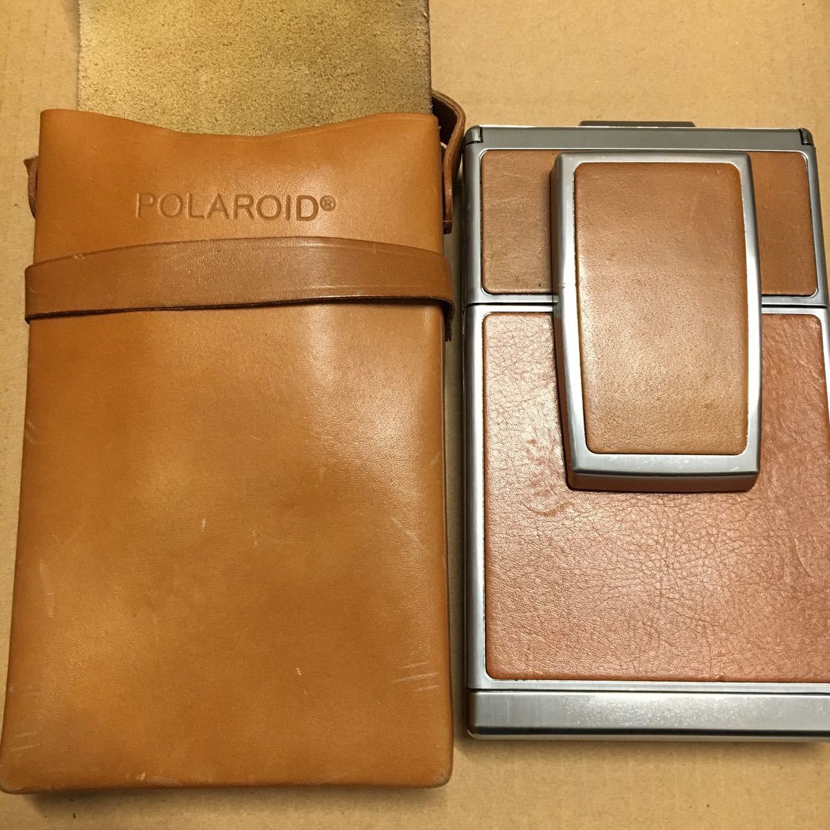ポラロイドカメラ SX-70 LAND CAMERA ファーストモデル 純正レザー