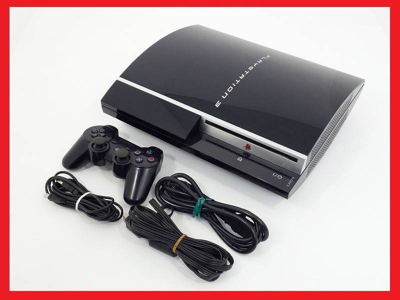 本体 PS3 40GB HDD PlayStation3 - 純正 コントローラー 1個付き 