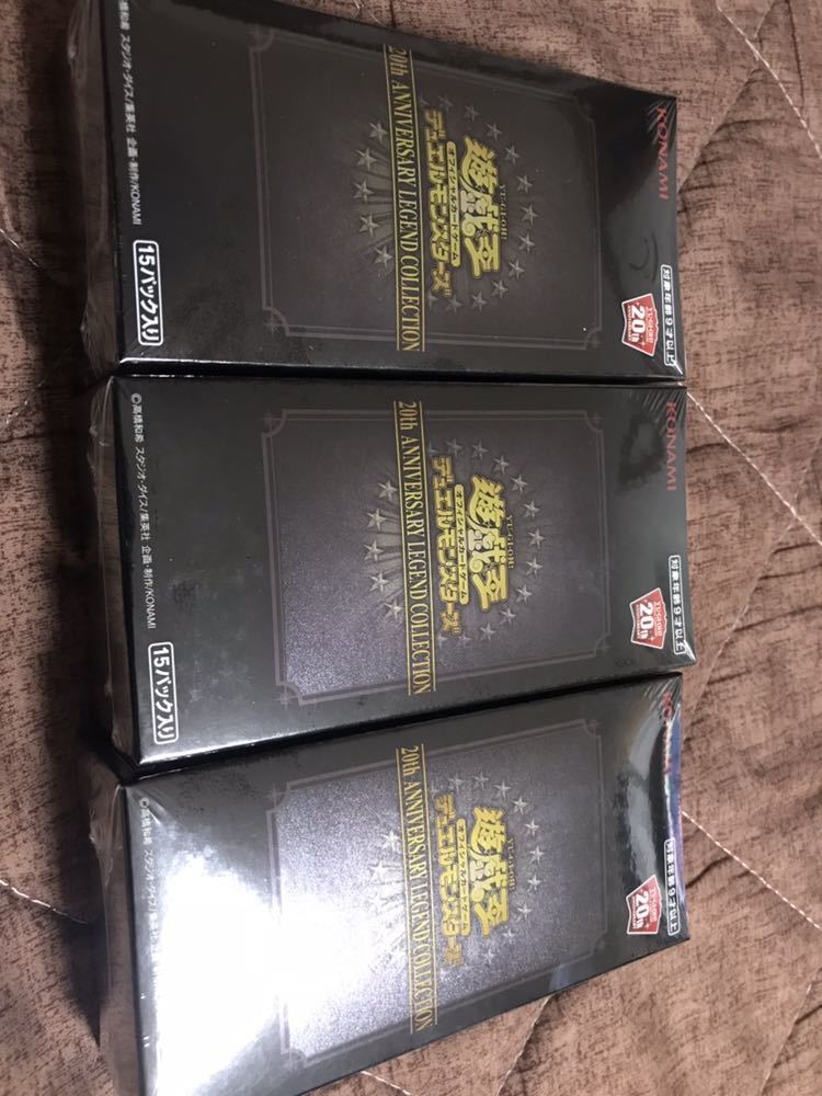 遊戯王 デュエルモンスターズ【3BOX】20th ANNIVERSARY LEGEND COLLECTION レジェンド コレクション①