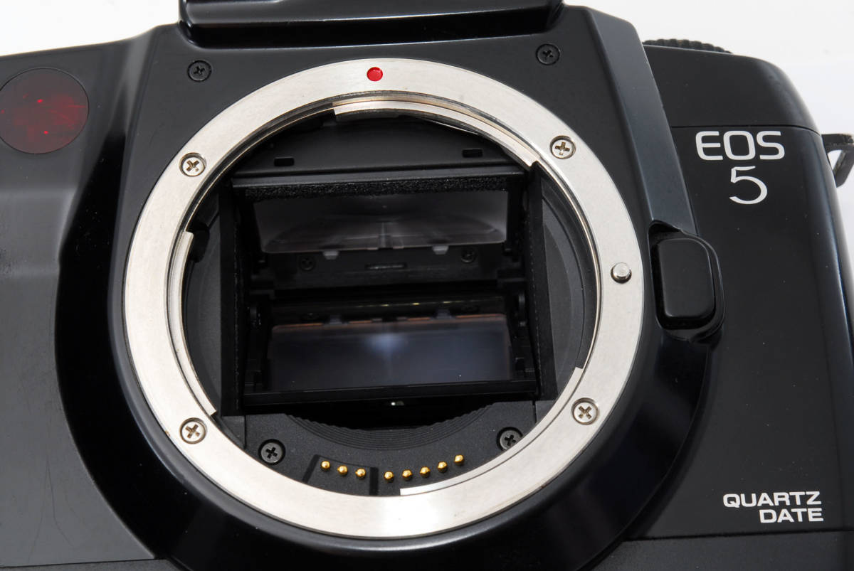 ☆動作正常☆ Canon EOS 5 QUARTZ DATE キャノン フィルム 一眼レフ