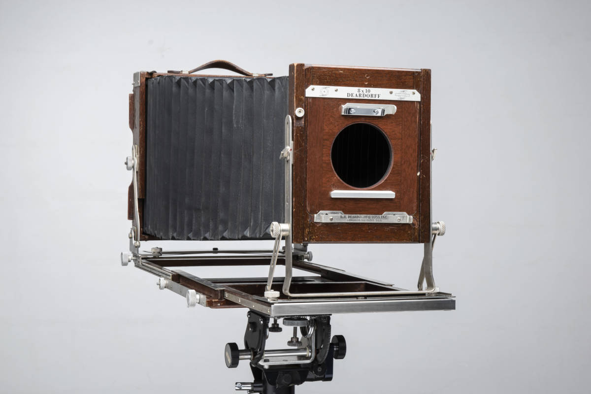 ディアドルフ DEARDORFF 8X10カメラ フロントスイングタイプ 蛇腹OK 実
