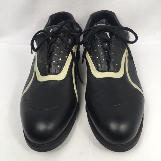 定番，品質保証 puma/プーマ メンズゴルフシューズ 28cm SMART QUILL/スマートクイル ブラック&times;ベージュ系ライン(28.0cm)｜売買されたオークション情報、yahooの商品情報をアーカイブ公開 - オークファン 28.0cm