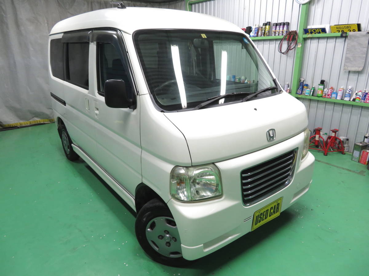 ホンダ.バモスホビオ.Lタイプ4WD 実質ワンオーナ、距離少なめ
