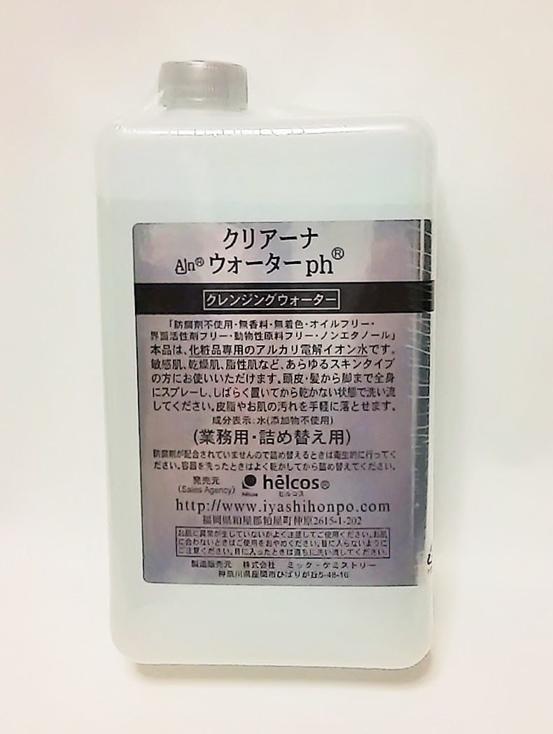 Ajn クリアーナウォーターph 1000mL ヒルコス クリアーナウォーター