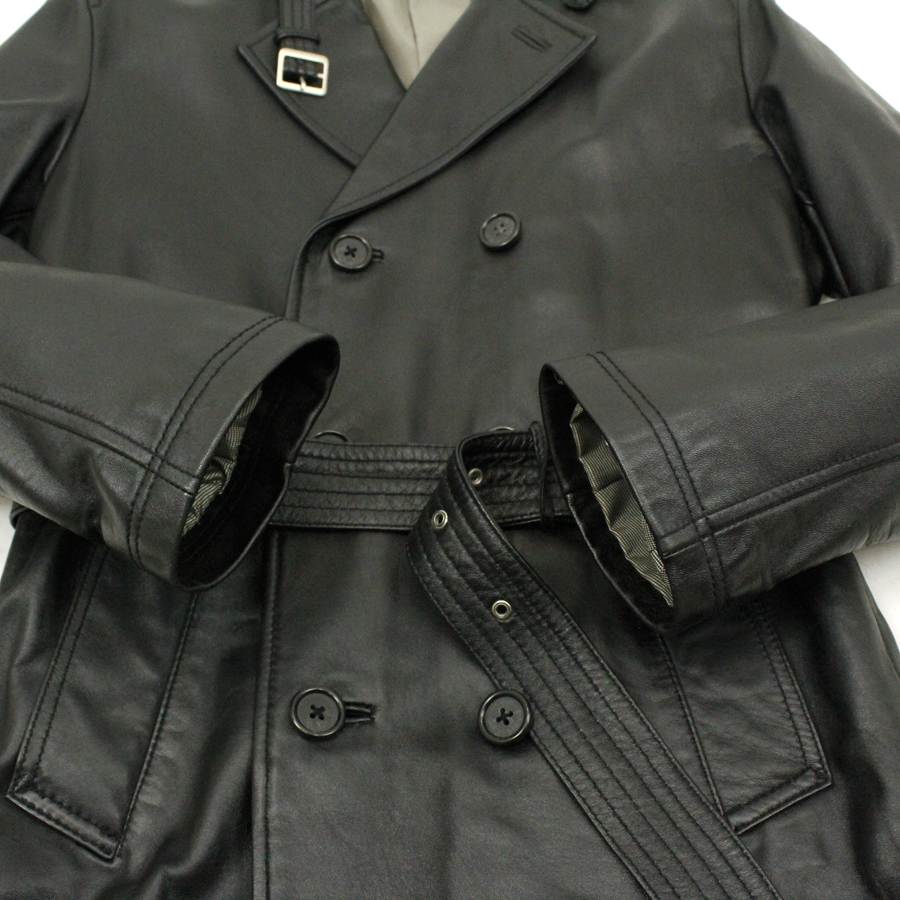 参考価格8万 美品 ドウシシャ LICORICE リコリッシュ 羊革オールレザー  