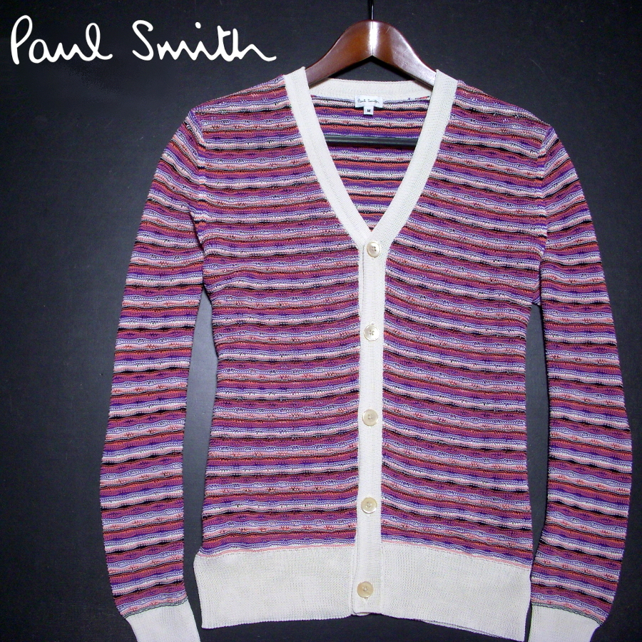  ポールスミス ネイティブボーダー カーディガン 粗目編み サイズM Paul Smith ジョイックス(ジャンパー、ブルゾン)｜売買されたオークション情報、yahooの商品情報をアーカイブ公開 - オークフ 男性用