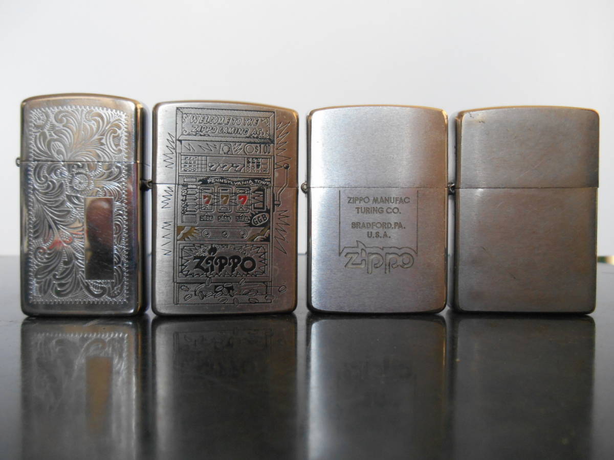  zippo ジッポー オイルライター 4個№７(その他)｜売買されたオークション情報、yahooの商品情報をアーカイブ公開 - オークファン Zippo