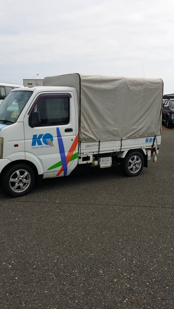 売りきります　スズキ　キャリートラック　パワーゲート付き　幌付き