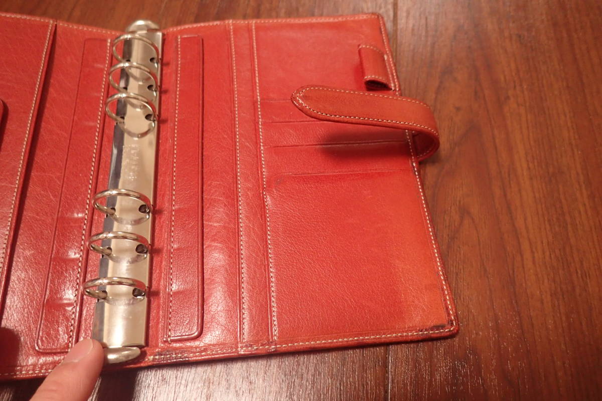 ASHFORD アシュフォード システム手帳　ローファー　バイブルサイズ_5