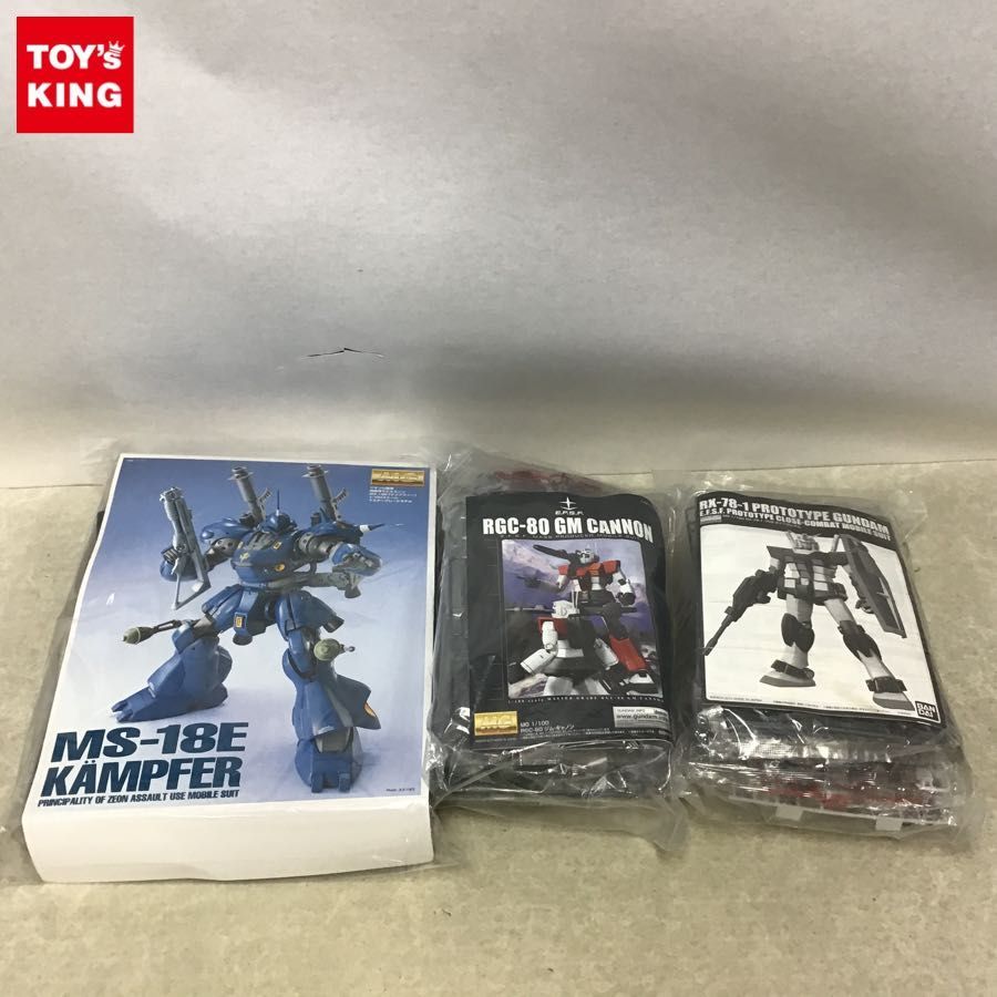 ひ　三つセット MG ガンダム」のガンプラ「MG ジム・キャノン」が再販！240mmキャノン
