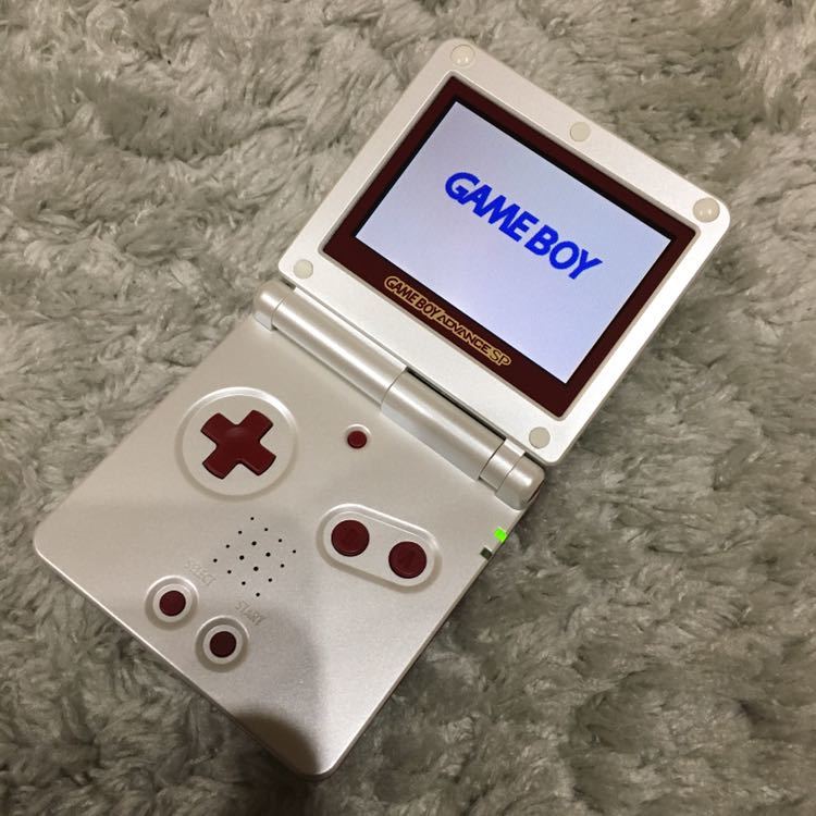 正規品，限定SALE 純正外装 GBA SP ファミコンカラー ゲームボーイアドバンスSP バックライト液晶交換済み本体(本体)｜売買されたオークション情報、yahooの商品情報をアーカイブ公開 - オークファン 本体