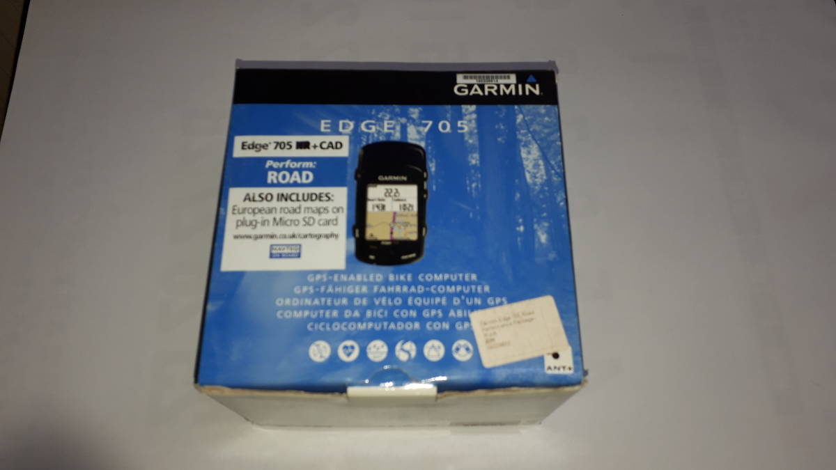 自転車 【豪華フルセット】GARMIN Edge 705 海外版 欧州地図 現状品