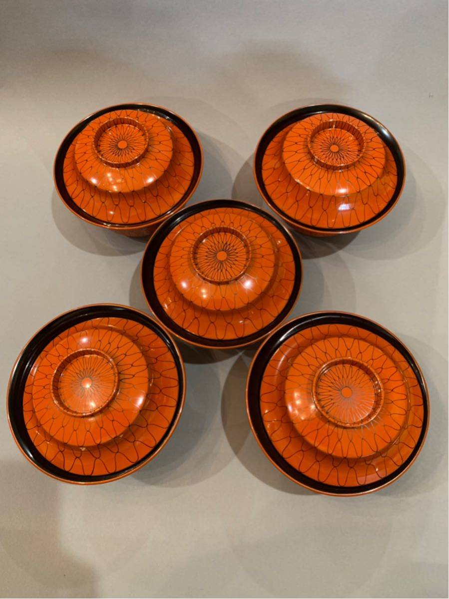 新作入荷，高品質 漆器 お椀 吸い物 5つセット(椀)｜売買されたオークション情報、yahooの商品情報をアーカイブ公開 - オークファン 椀