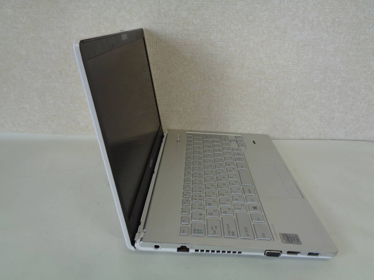 FUJITSU LIFEBOOK SH75/M i5-4200U/4GB/Win8 ACアダプタ付き BIOS表示 