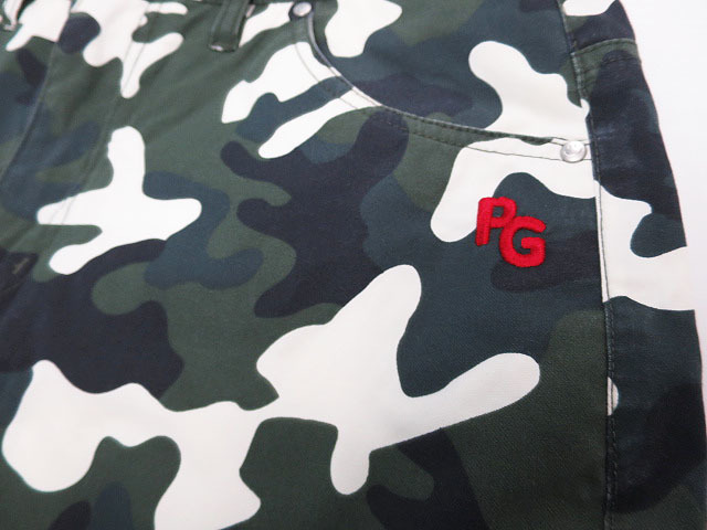PEARLY GATES パーリーゲイツ ハーフパンツ カモフラ カーキ系 5