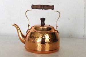 銅製ケトル／昭和レトロ／未使用 和平フレイズ 千歳 ちとせ 銅ケトル