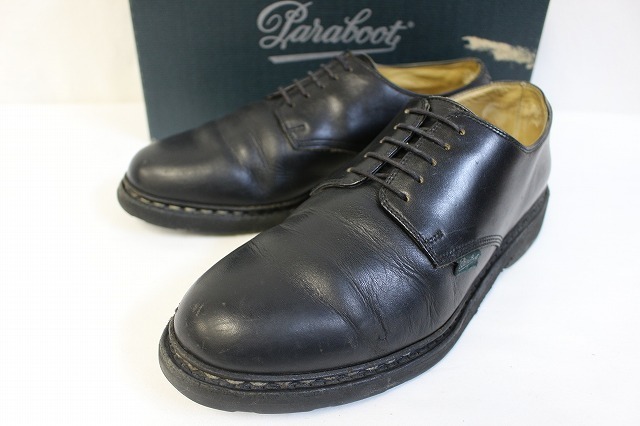 【送料無料，限定セール】 Paraboot ARLES アルル プレーントゥ レザーシューズ ポストマン ブラック 7(パラブーツ)｜売買されたオークション情報、yahooの商品情報をアーカイブ公開 - オークファン パラブーツ