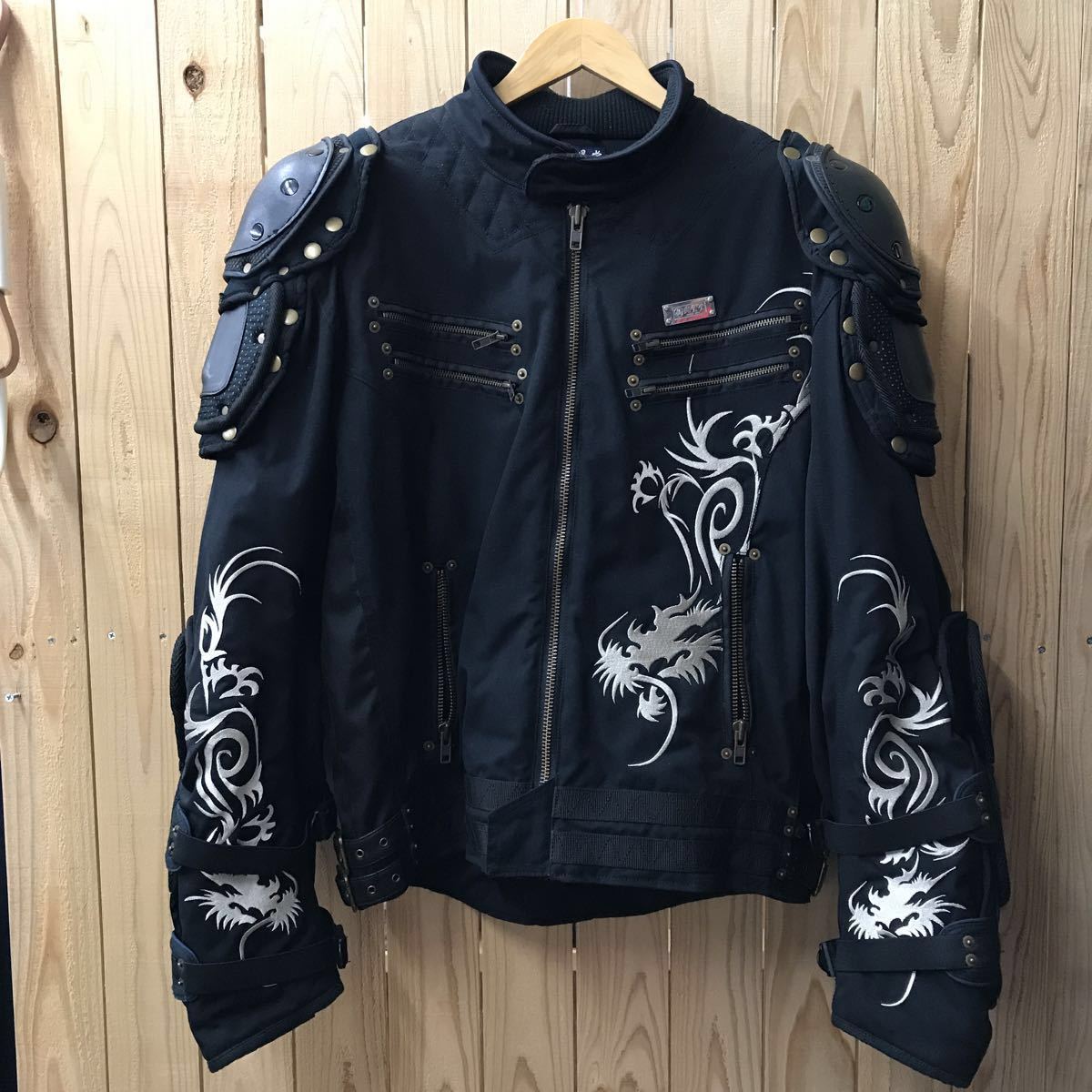 弐黒堂 バトルスーツ バトルジャケット ライディングジャケット パッド