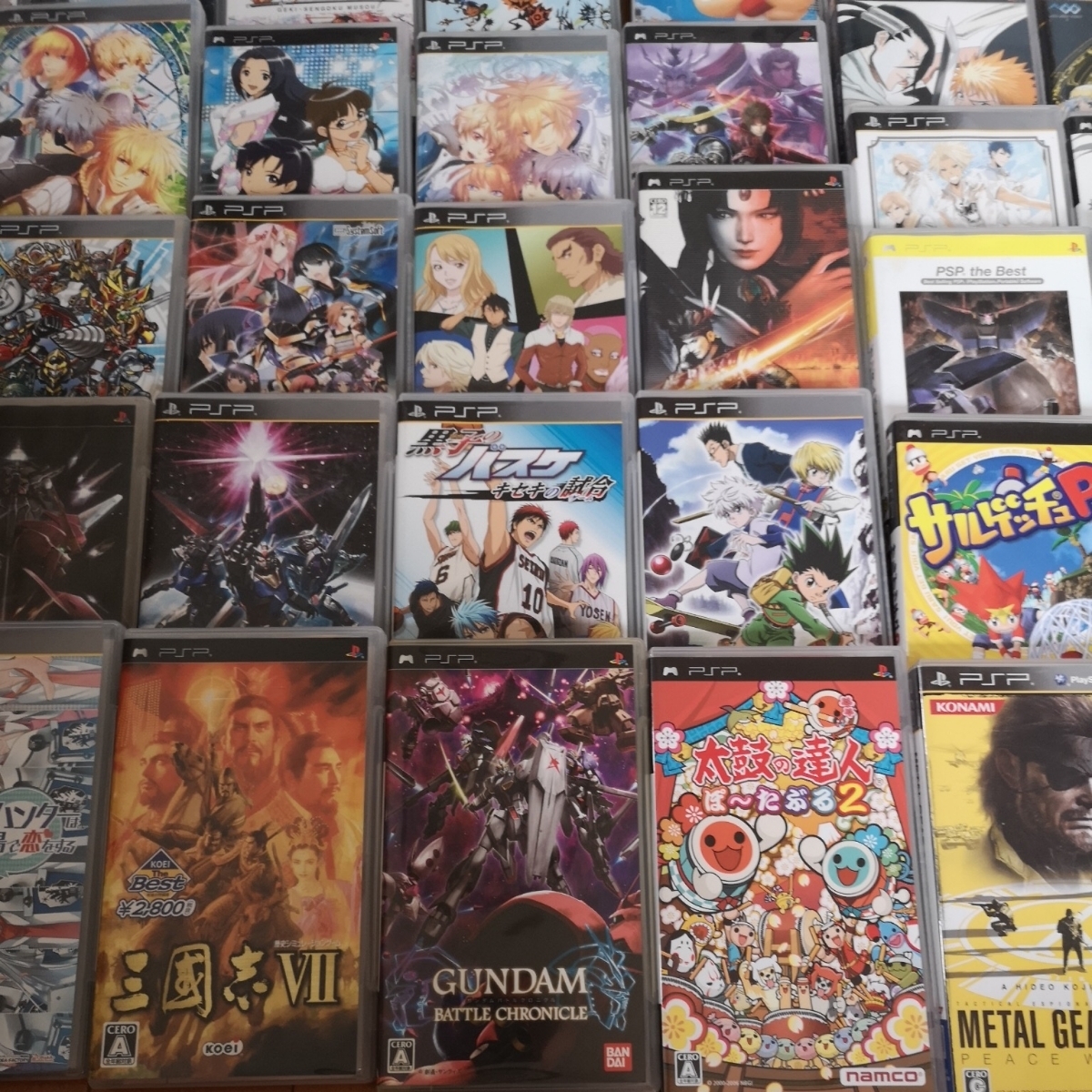psp⁄ソフトの通販 《中古(全て取説付き)☆PSP大量104本セット 