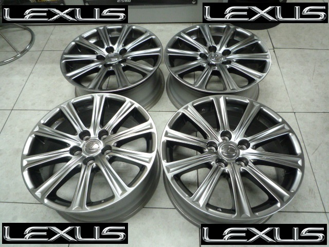 現行レクサス★レクサスNX純正 17×7J 5H114.3 美品 最新モデル! 新品相当 レクサス SUV バランサーチェック済み 岩手県盛岡市