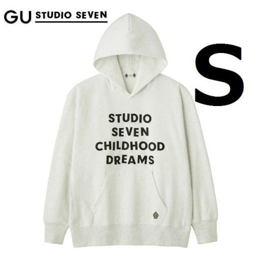 ビッグスウェットプルパーカ GU×STUDIO SEVEN