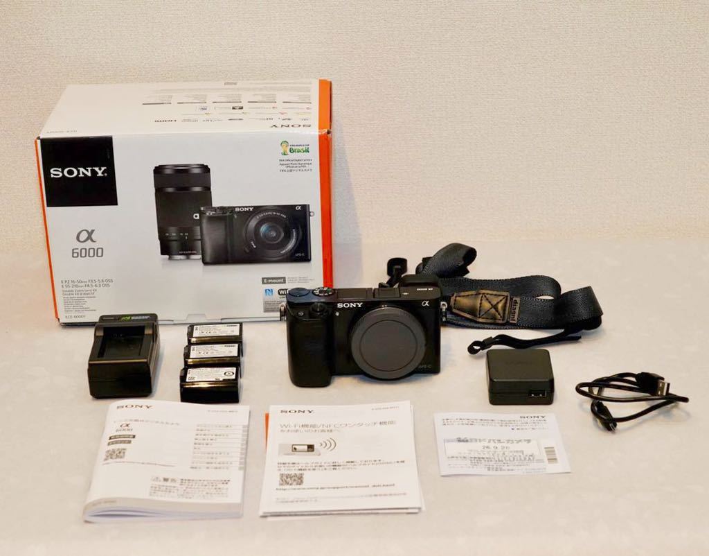 美品 SONY ソニー α6000 ILCE-6000 ボディ ミラーレス一眼 ボディ 
