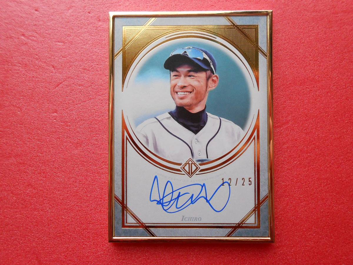 イチロー topps 直筆サインカード Topps 25枚限定 ICHIRO マリナーズ 