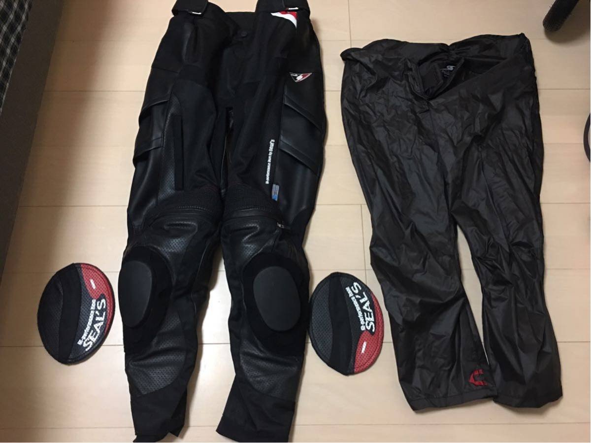 seool's レザーパンツ Mサイズ バンクセンサー付き seoolsシールズライディングメッシュパンツバンクセンサー付き 【公式