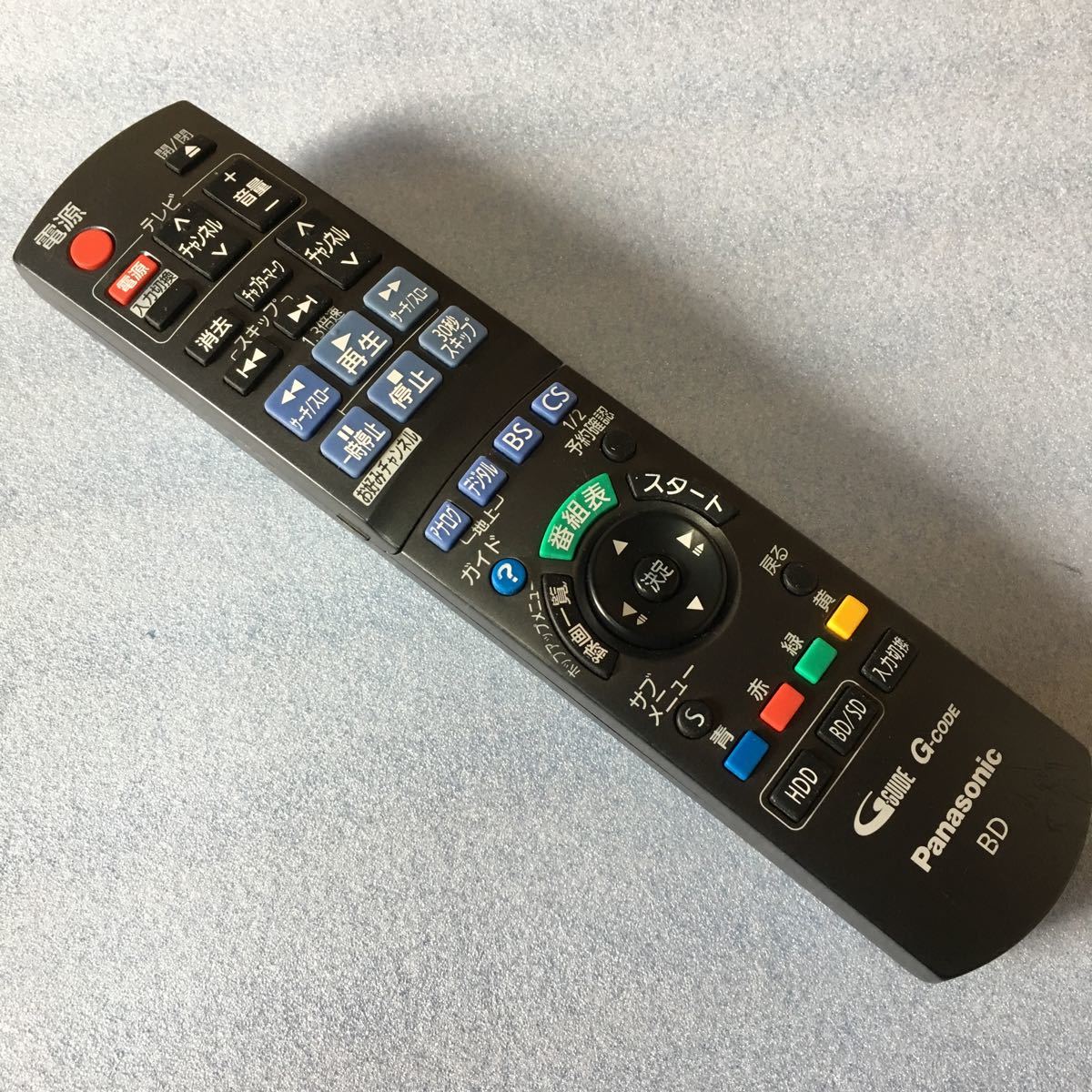 Panasonic ブルーレイディスクレコーダー用リモコン | : N2QAYB001217 Panasonic ブルーレイディスクレコーダー用リモコン | : N2QAYB001217