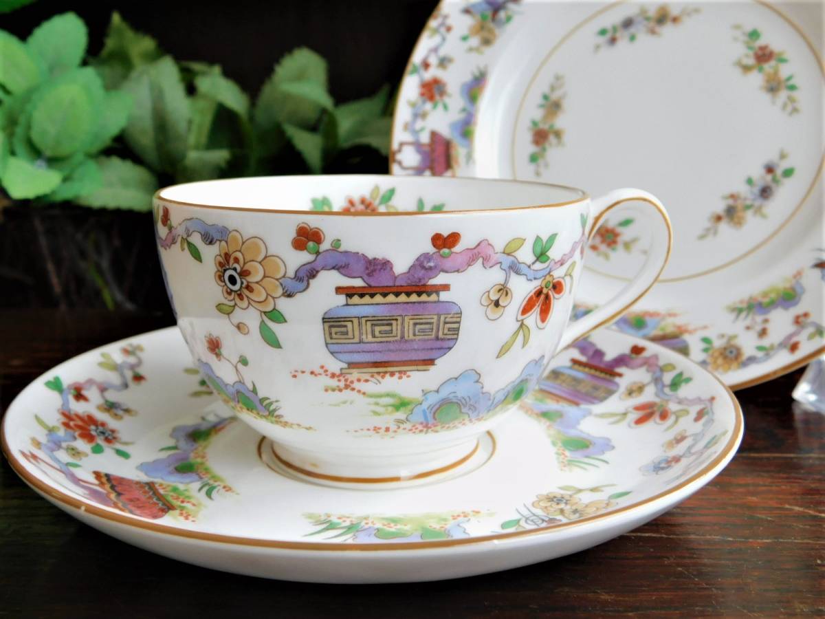 格安，セール ROYAL WORCESTER ロイヤルウースター ペキン トリオ TeasGarden №1291(ロイヤルウースター)｜売買されたオークション情報、yahooの商品情報をアーカイブ公開 - オークファン ロイヤルウースター