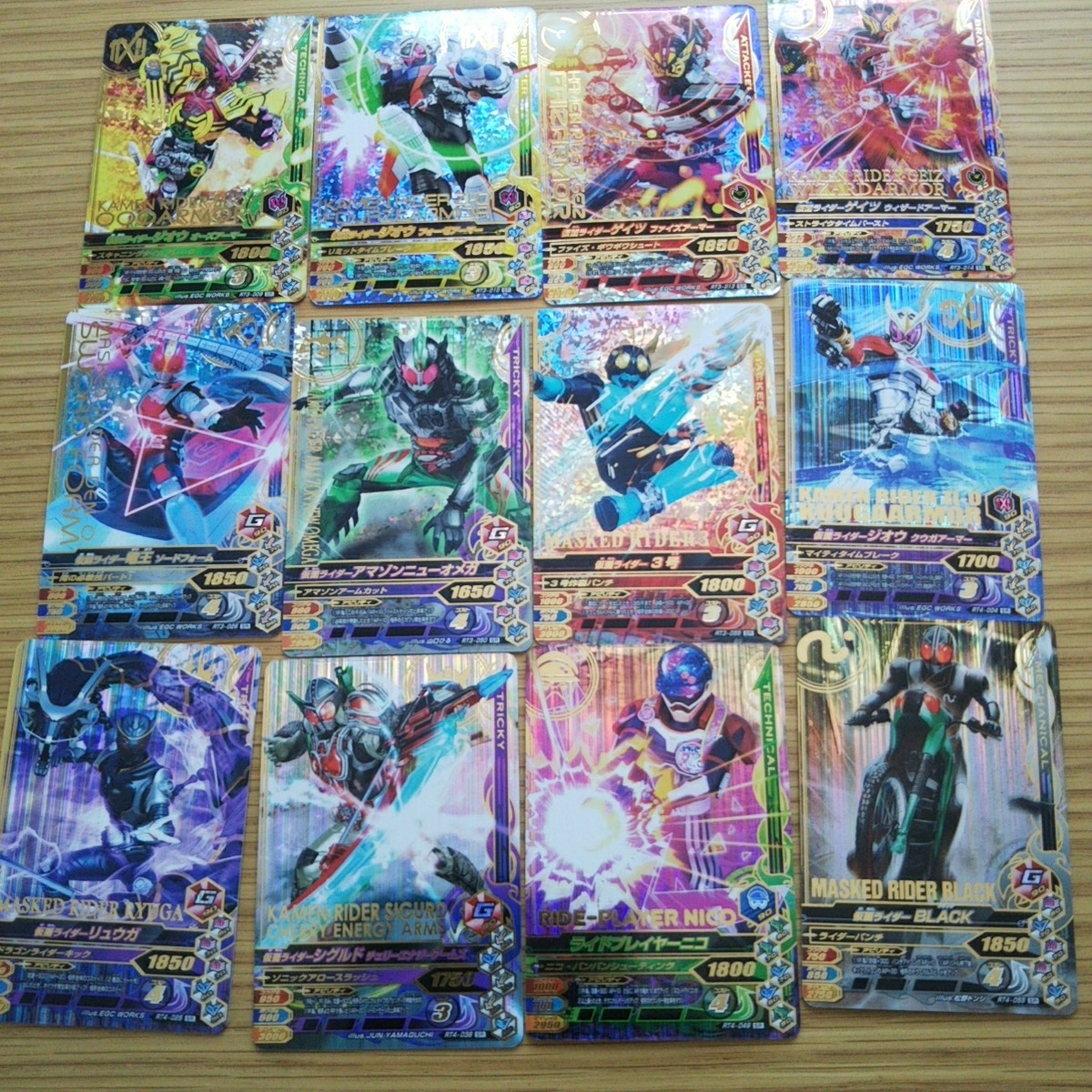 ガンバライジング RT弾 CP SR 37枚セット 仮面ライダージオウ_3