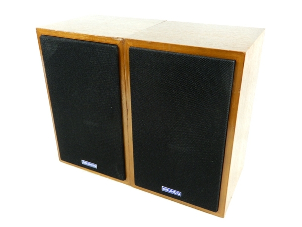 GRUNDIG ドイツ スピーカー ペア 音響 オーディオ グルンデッヒ 中古