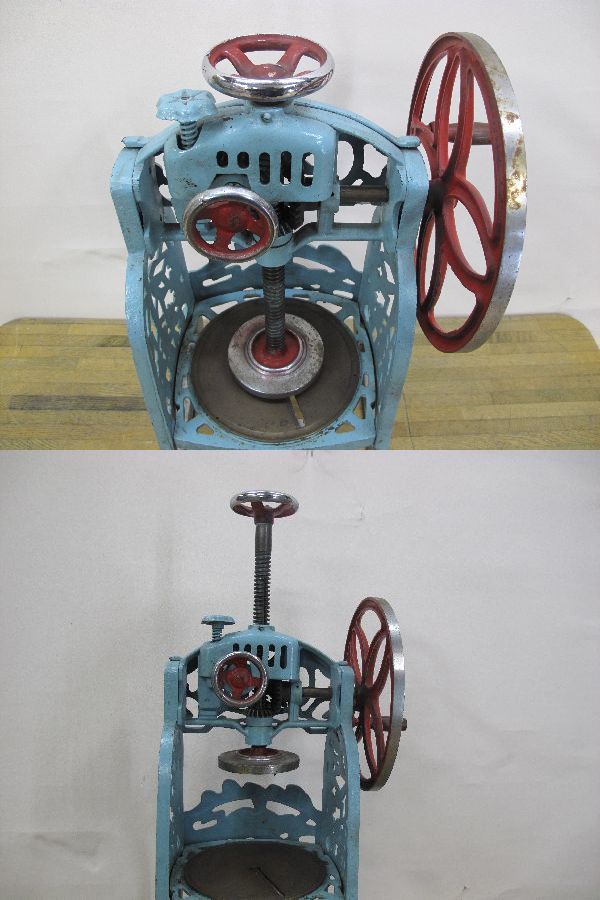 未使用 ☆昭和レトロ カキ氷 カキ氷機 手動 イーグル EAGLE 刃付き☆
