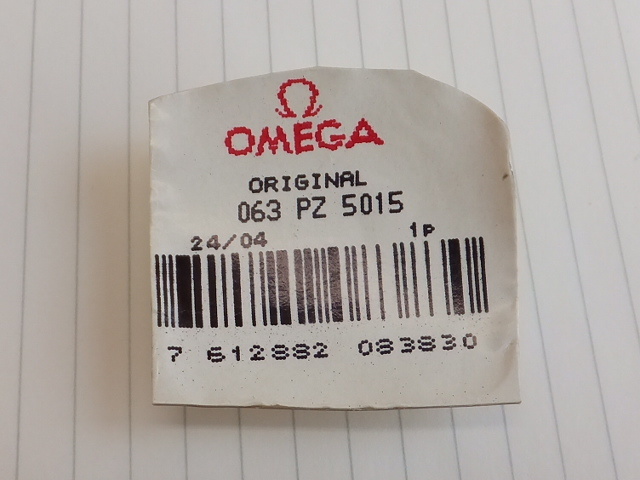オメガ純正部品 プラ風防 オメガ OMEGA 長期保管品 0 TN 磨き済中古
