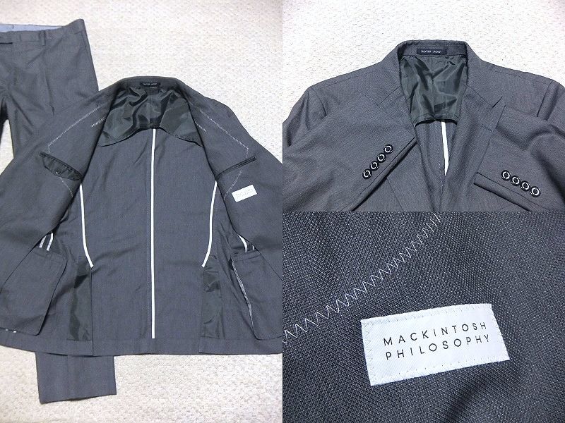 極上:MACKINTOSH PHILOSOPHY.セットアップ スーツ(トロッター