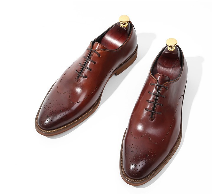 超人気☆Brogue メンズ靴　ビジネスシューズ　レザーシューズ　カジュアルシューズ　メンズ　ブラック