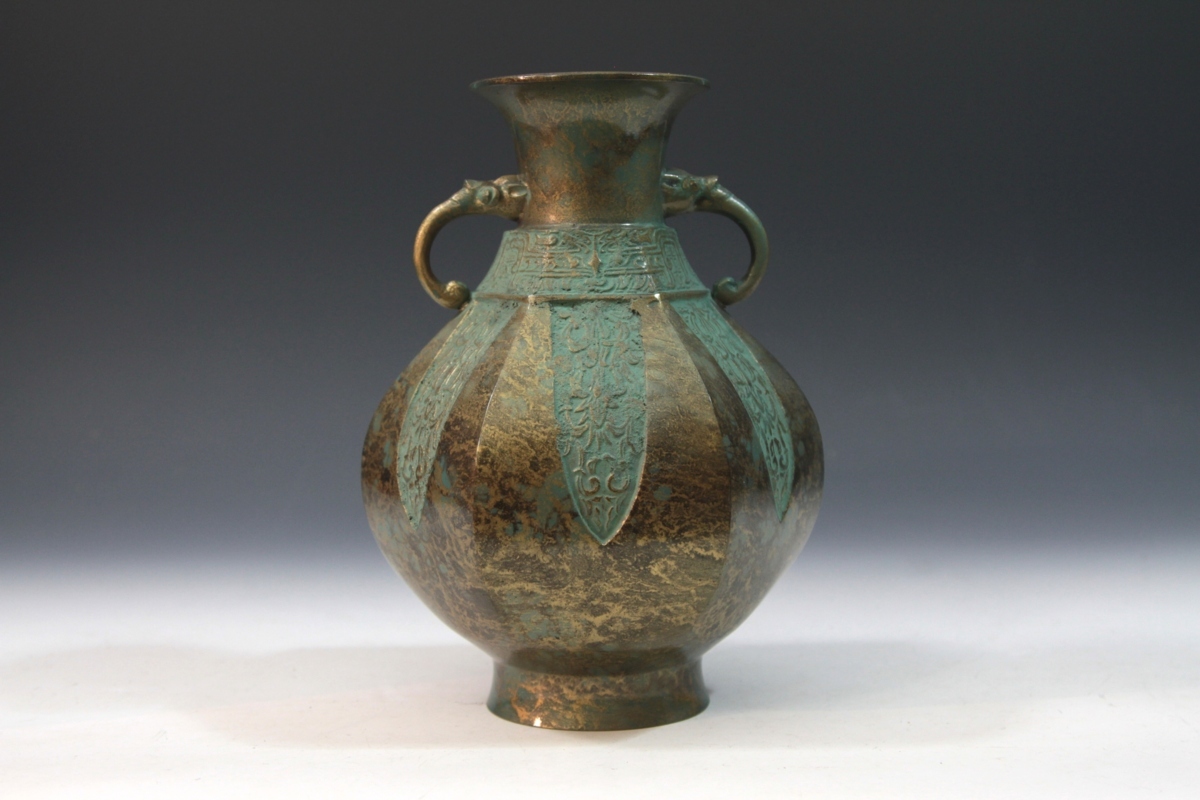  高岡銅器 博鳳造 鋳銅 花瓶 ７２(銅製)｜売買されたオークション情報、yahooの商品情報をアーカイブ公開 - オークファン その他