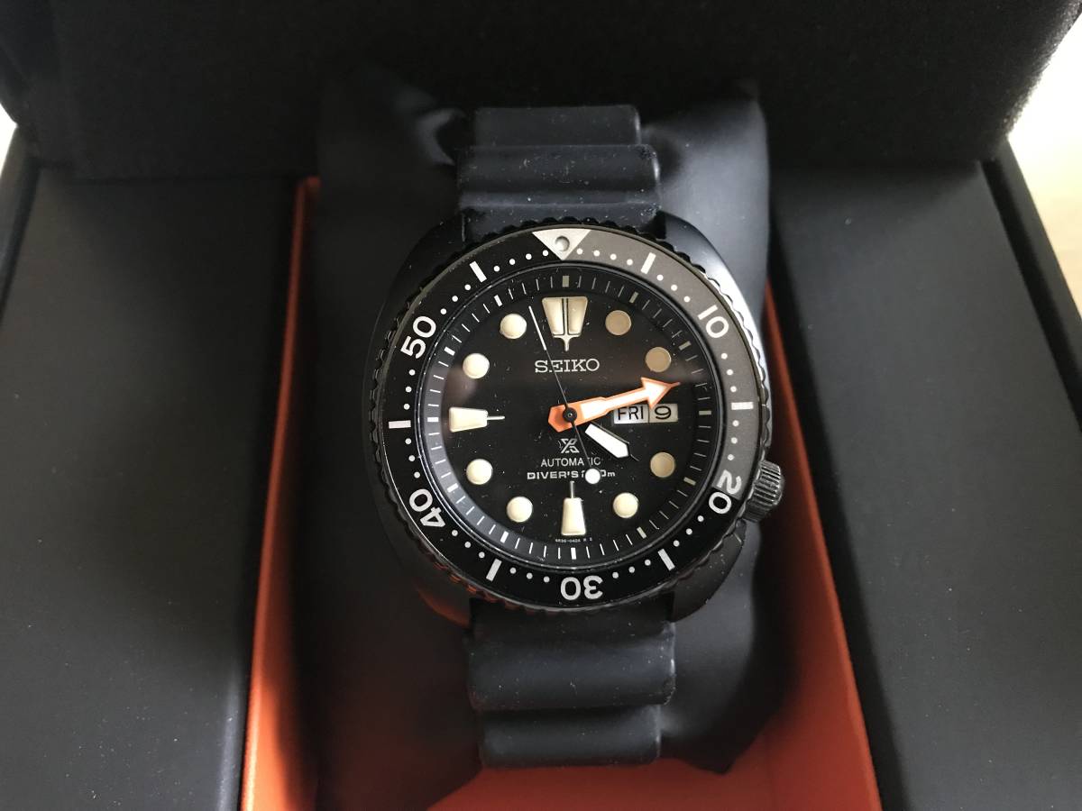 お得，最新作 激レア Seiko ブラックタートル 3rd Diver Limited 