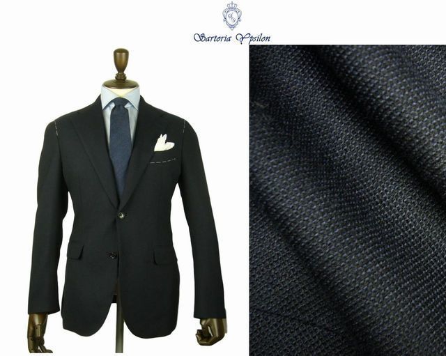 【お得，セール】 格安 名品 Sartoria Ypsilon サルトリア イプシロン ナポリモデル 着心地抜群の最強ダークネィビー ジャケット/４8 8R 46~48(テーラードジャケット、ブレザー)｜売買されたオークション情報、yahoo 男性用