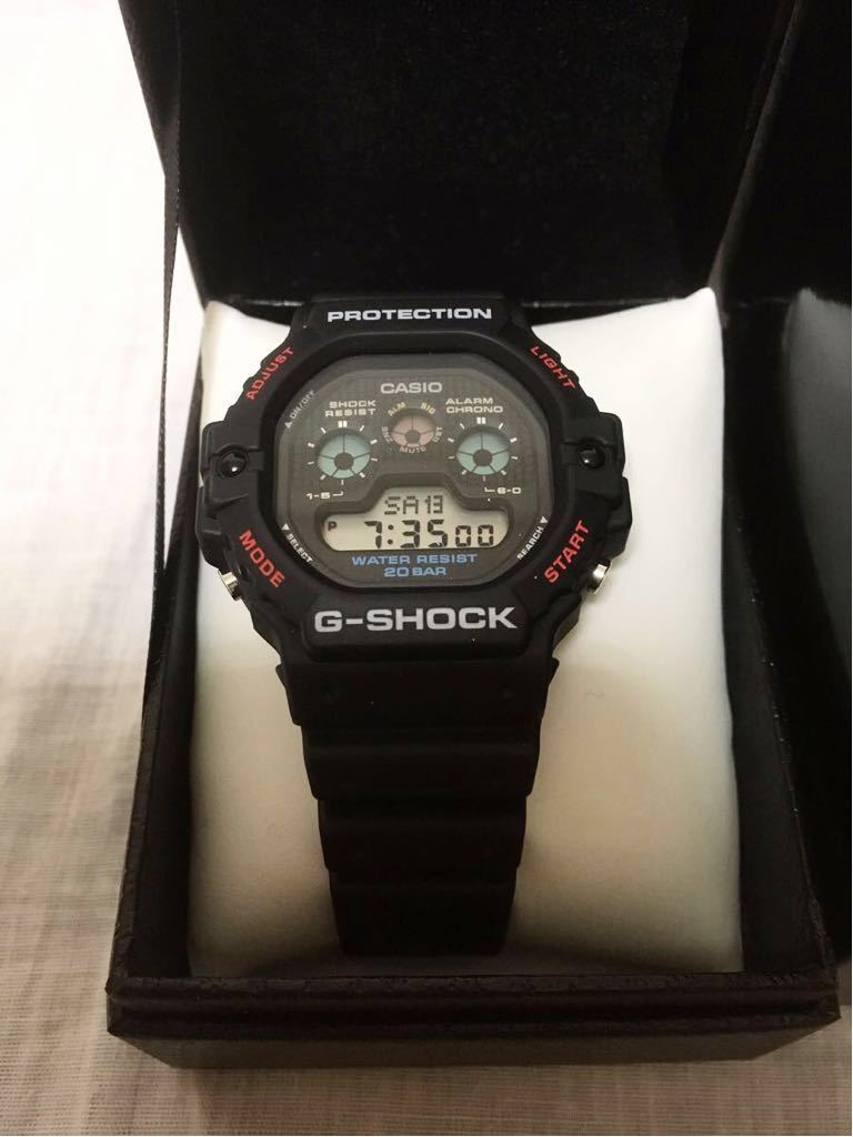 値下げ【未使用】CASIO G-SHOCK ジーショック DW-5900 復刻モデル DW-5900-1JF 3つ目 メンズ 時計