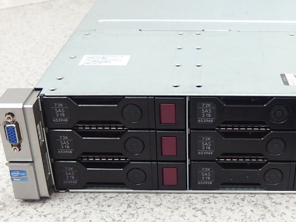 α HP StoreEasy 1630 Storage /Xeon E5-2407 2.20GHz/メモリ 12GB/HDD 2TB SAS× ...