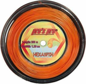 人気SALE，安い pro'spro HEXASPIN 200m 1.20mm オレンジ ポリエステルガット おまけグリップテープ付(硬式用)｜売買されたオークション情報、yahooの商品情報をアーカイブ公開 - オークファン ガット