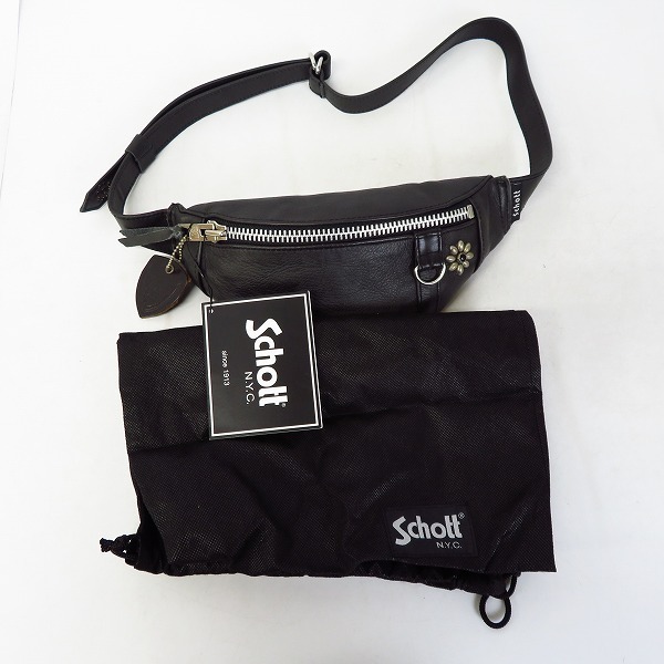 未使用】Schott×HTC/ショット×エイチティーシー カウレザー ボディ