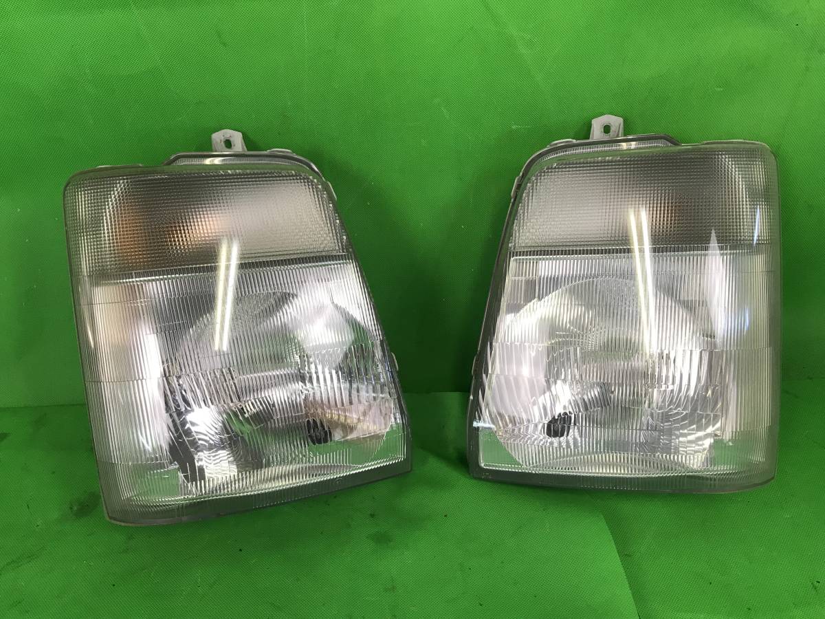 管0197 H17年 キャリィトラック DA63T ヘッドライト 左右セット コイト