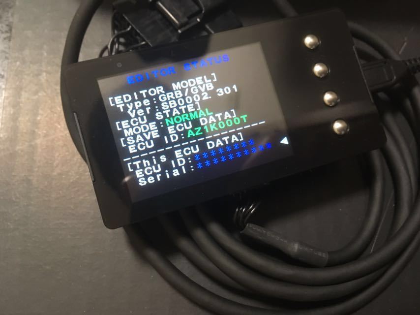 GRB GVB HKS フラッシュエディター ノーマル戻し済 インプレッサ WRX