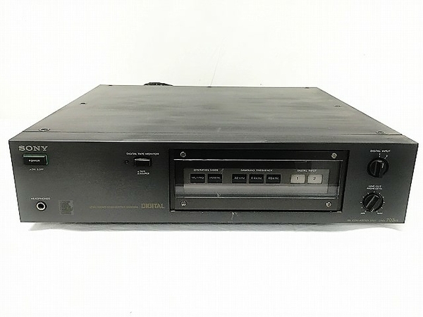 名器　SONY DAS-703ES DAコンバーター　動作品 SONY DAS-703ES DA コンバーター オーディオ 通電OK ジャンク W3956612